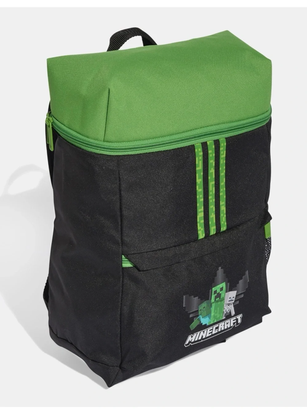 Adidas x Minecraft Kids' Black & Green Backpack