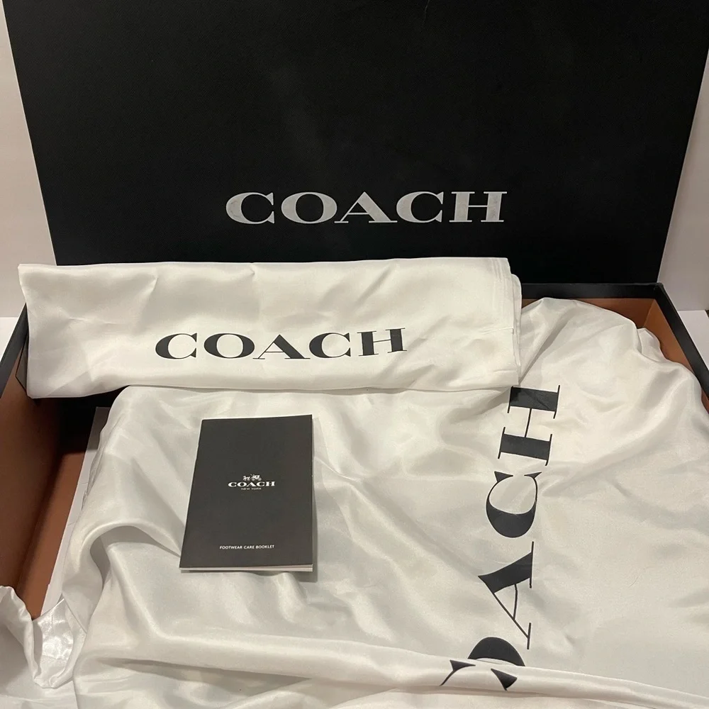 Coach sleek black