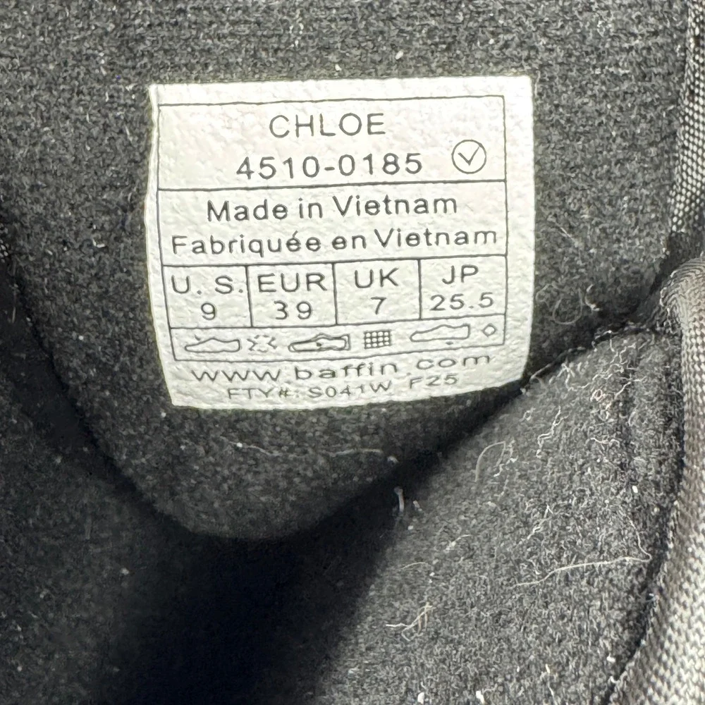 Baffin new tags