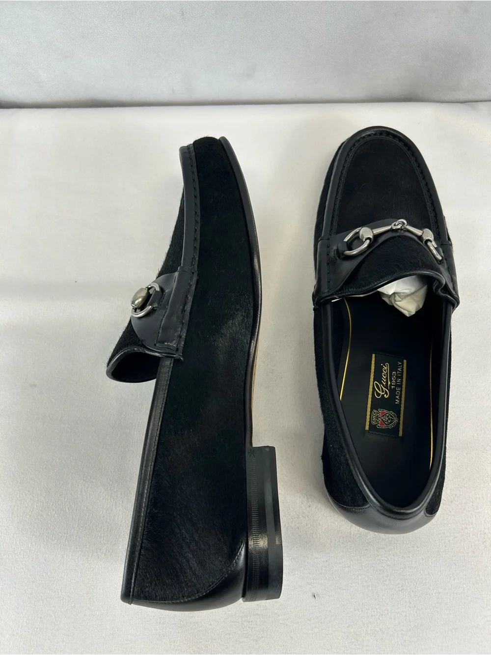 Gucci black suede