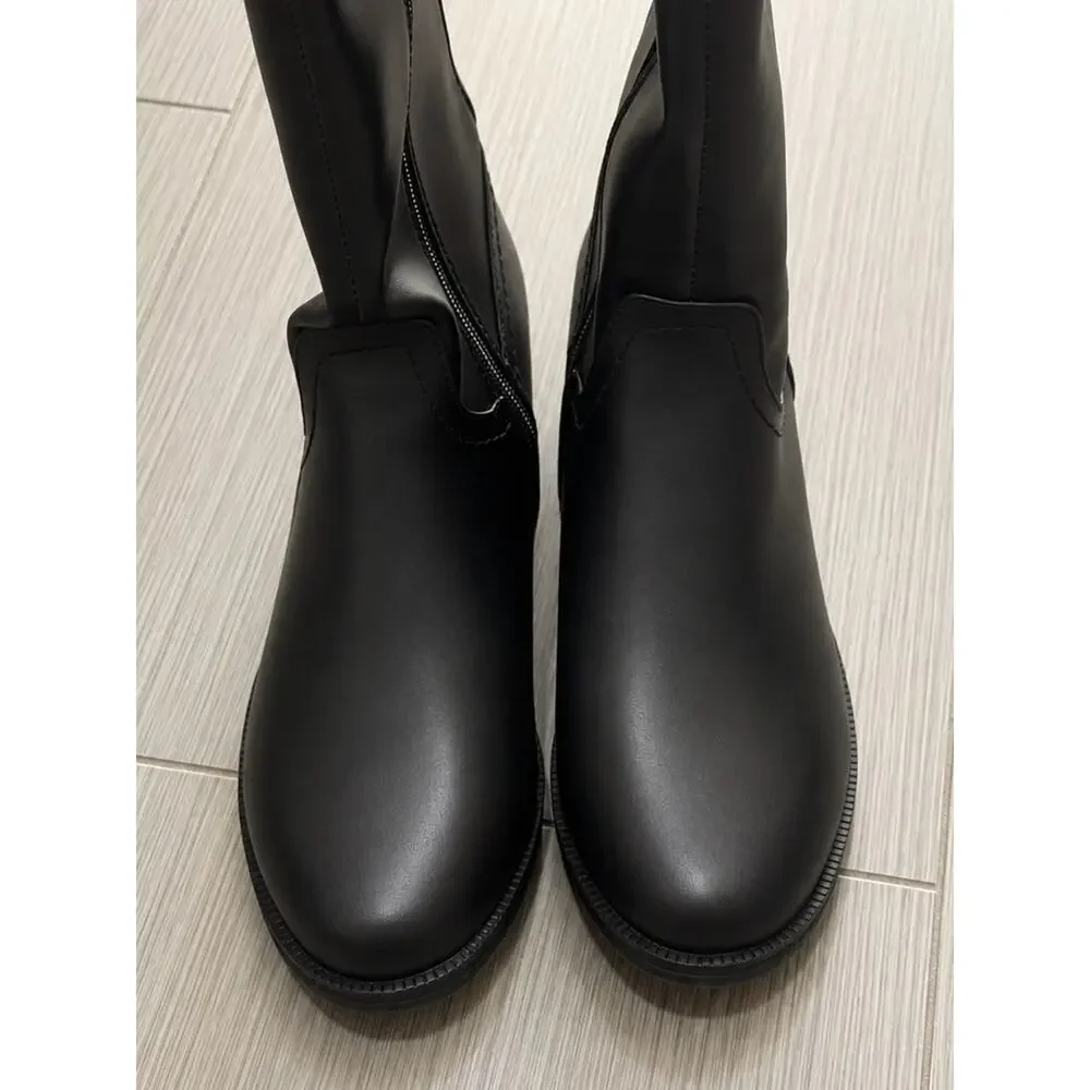 Toetos Hope Black Over-The-Knee Boots Size 9 NWOB