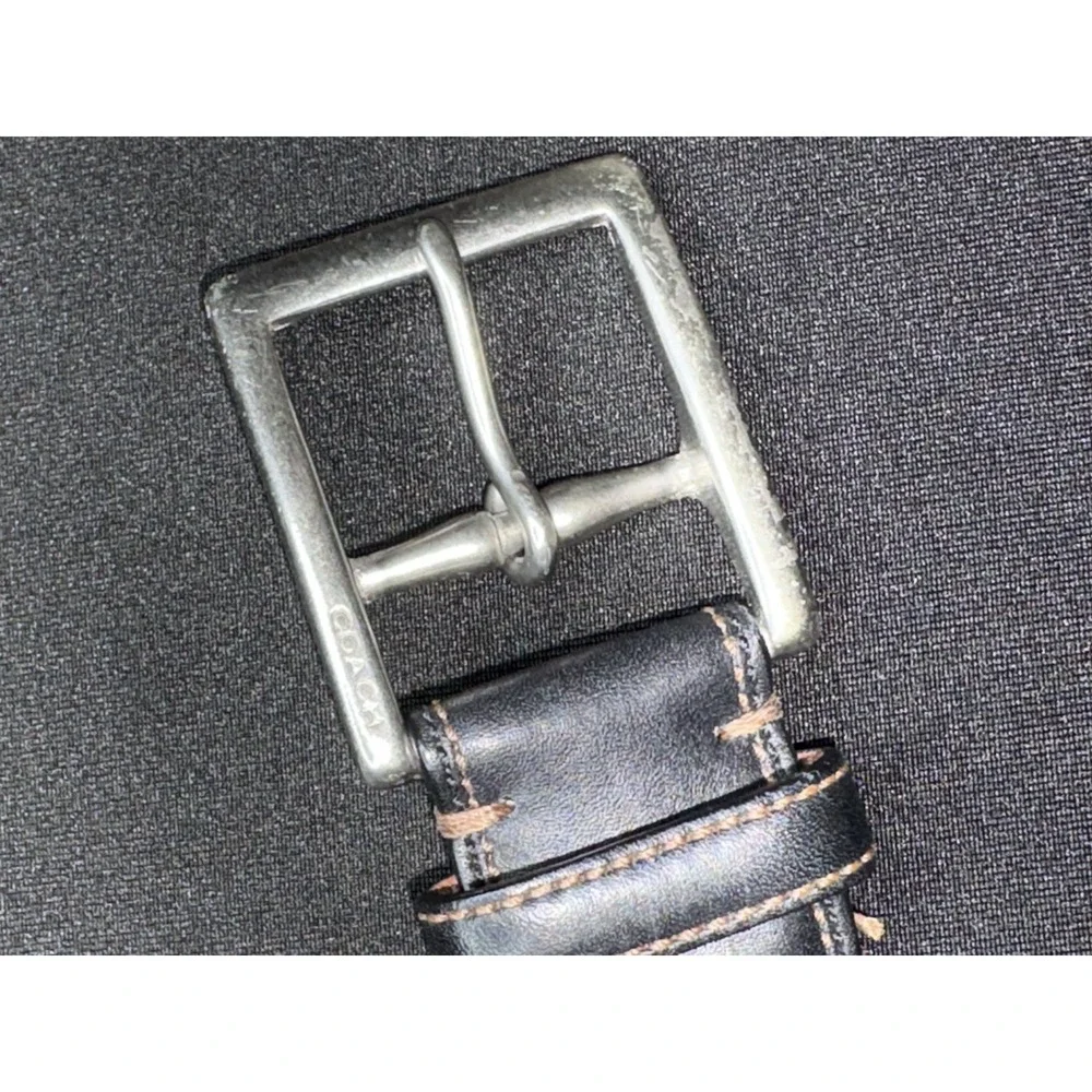 Coach leather belt