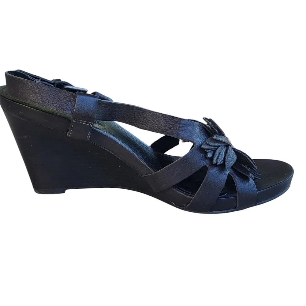 Ecco black leather