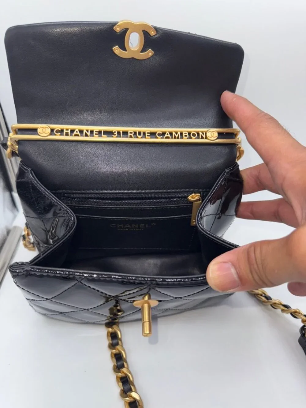 CHANEL designed arched