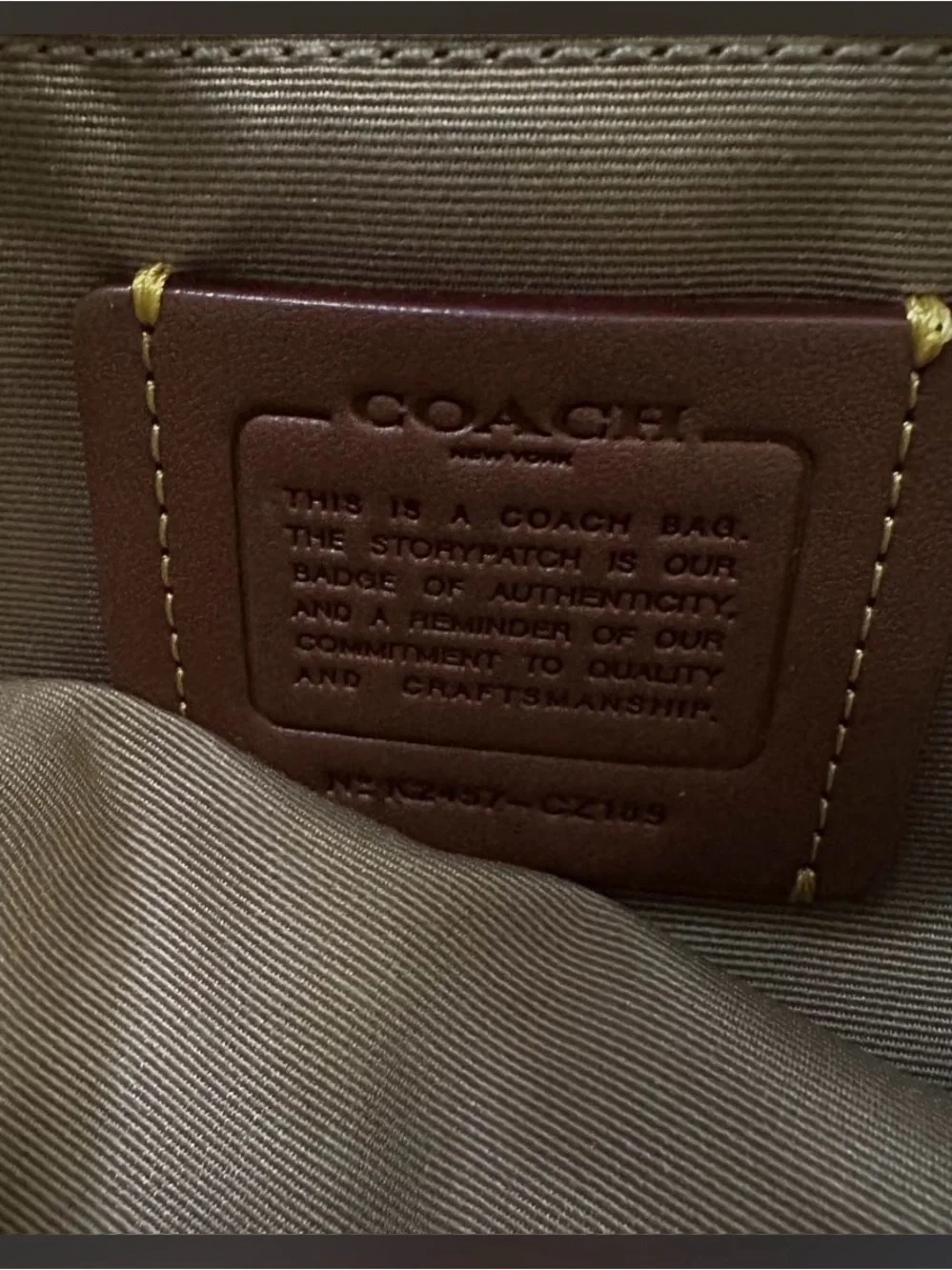 Coach cosmetic case