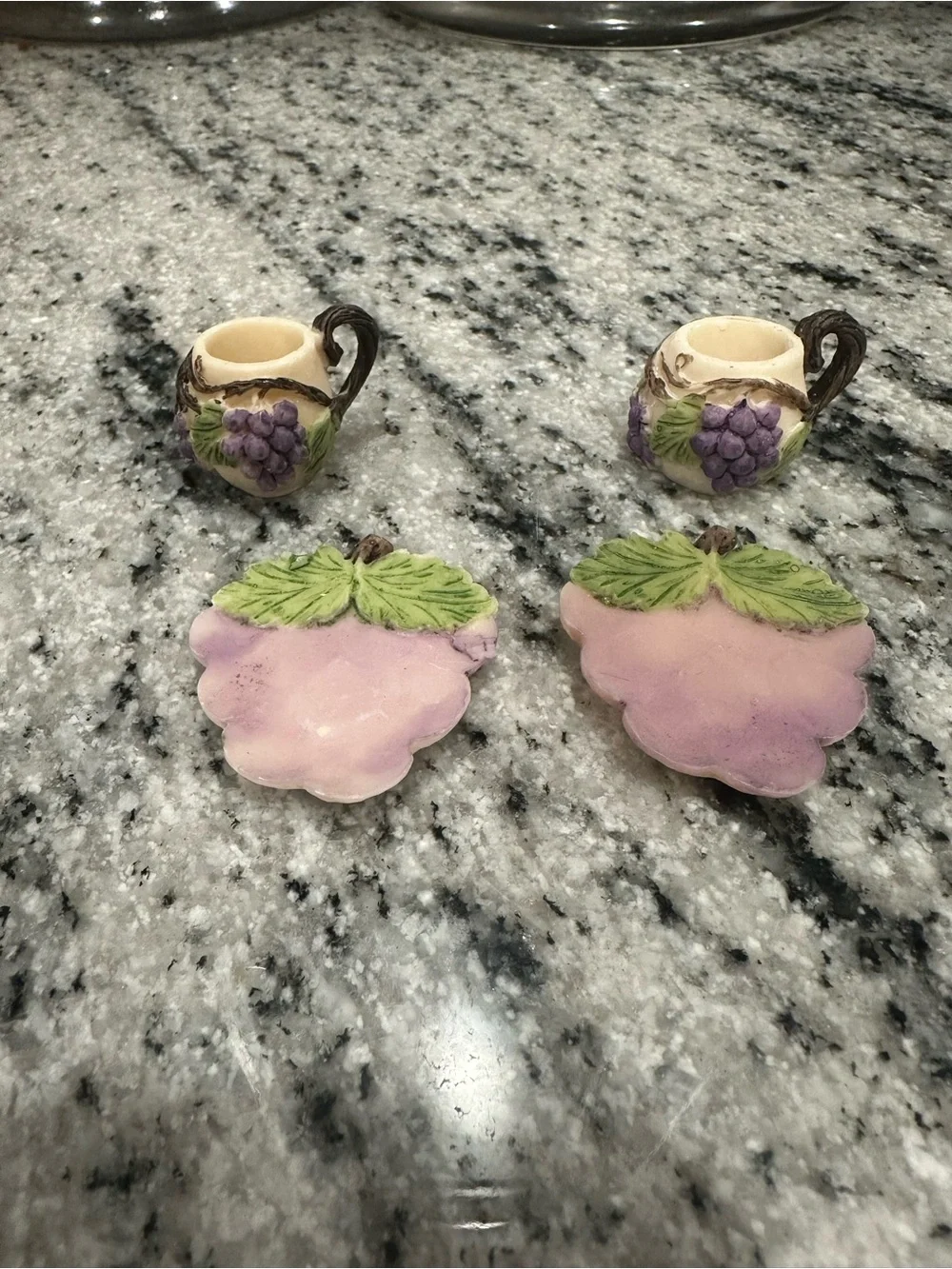 Decorative Grape Vine Mini Tea Set