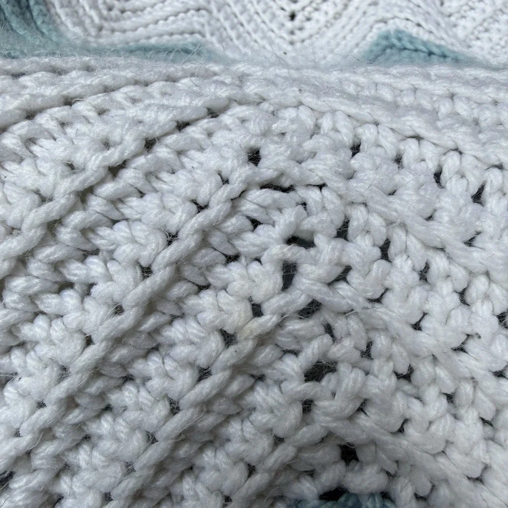 Handmade crochet afghan