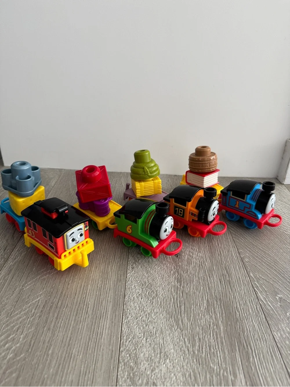 Thomas & Friends Toddler Toy My First Thomas Push-Along Trains Stacking Cargo