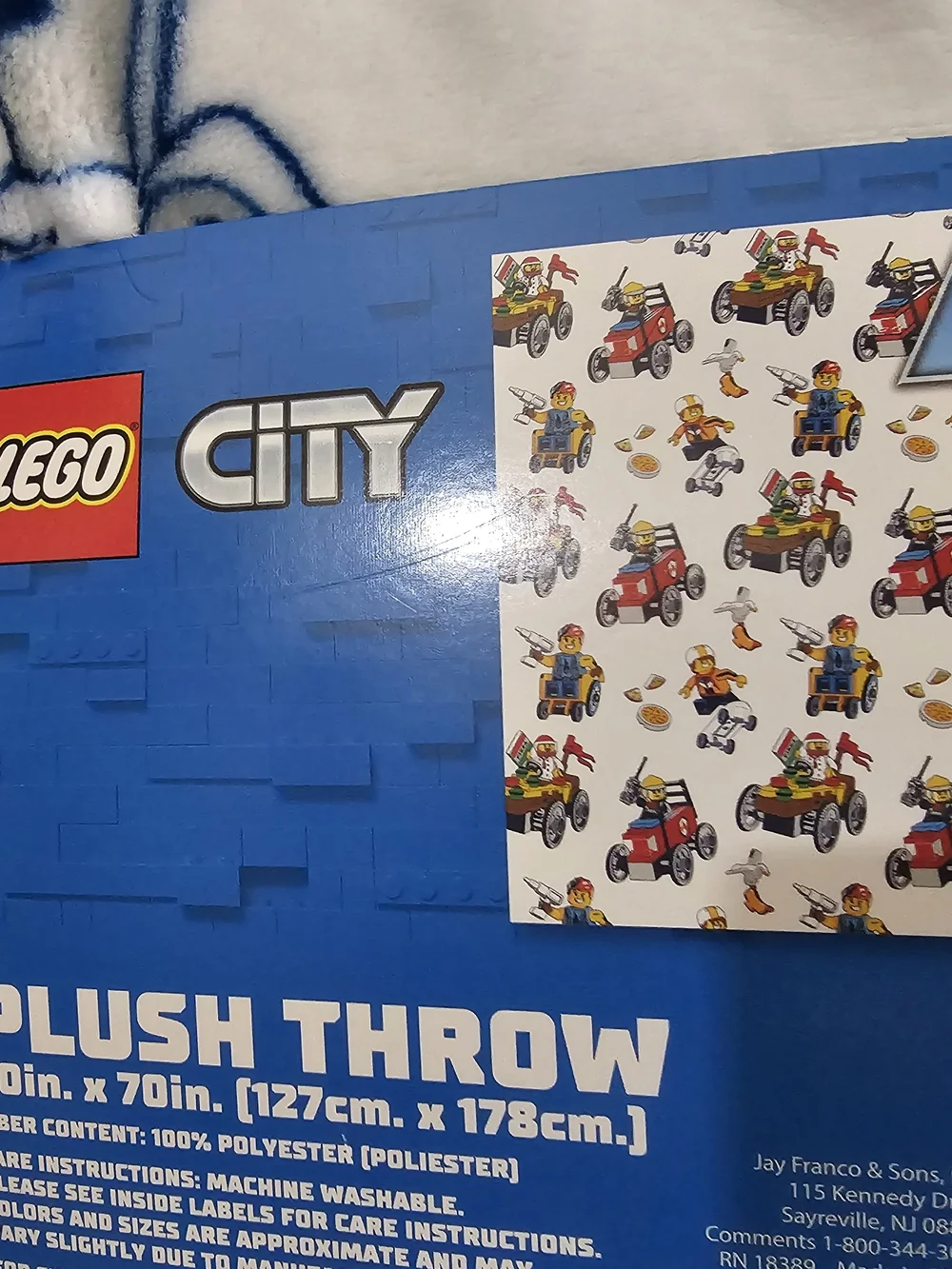 Lego city blanket