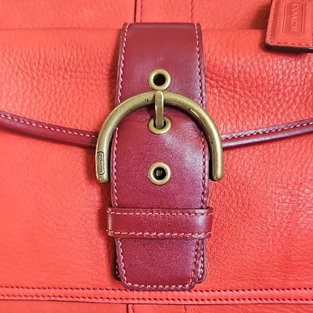 Coach Vintage Rare 2004 Soho Dowel Top Leather Satchel Limited Edition