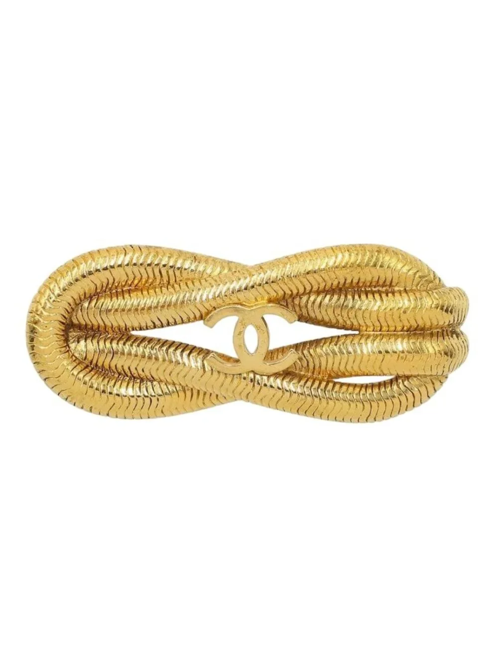 Chanel CC Logo Chain Brooch