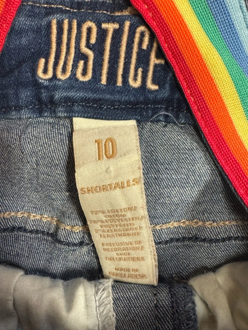 Justice girls denim