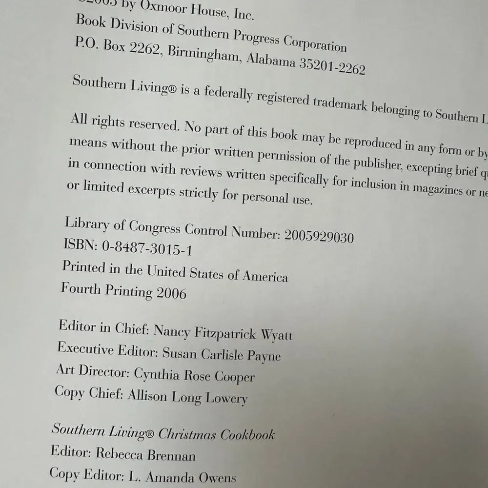 cookbook southern living