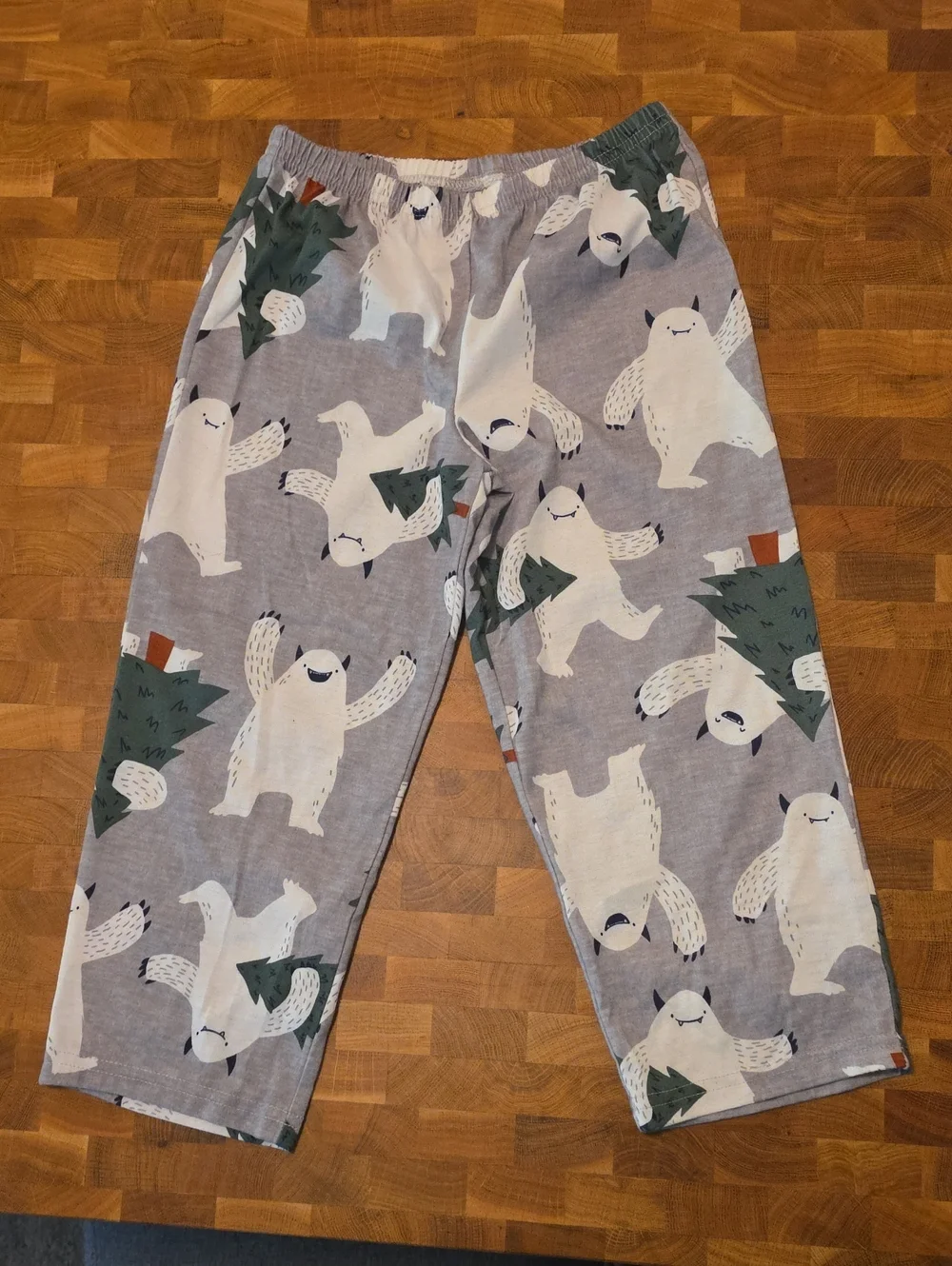 10 / $10 Carter's Gray Polar Bear & Tree Joggers