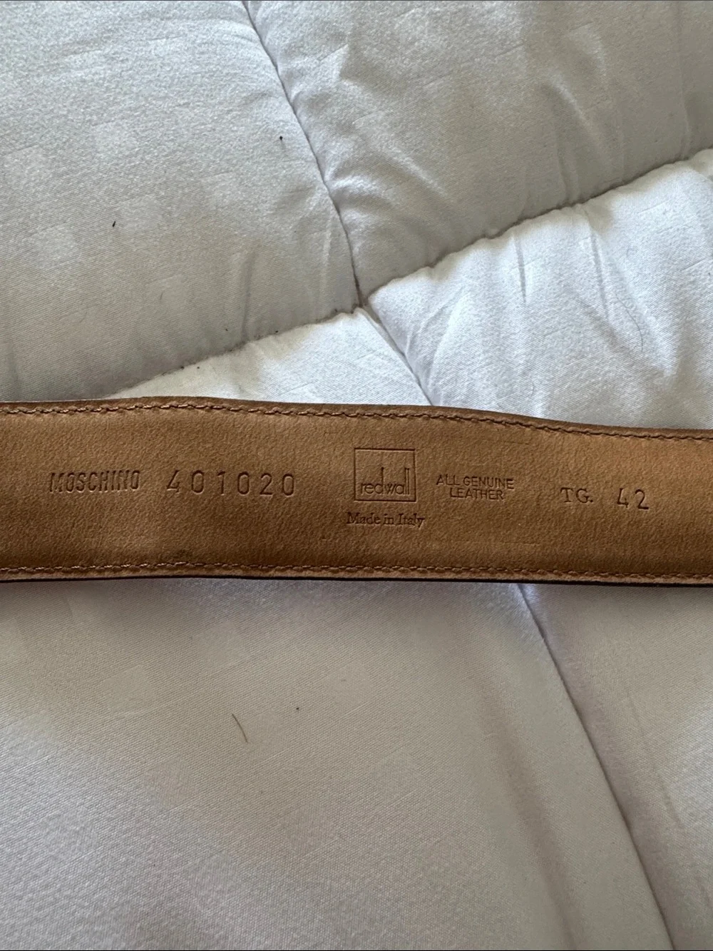 Moschino designer belt