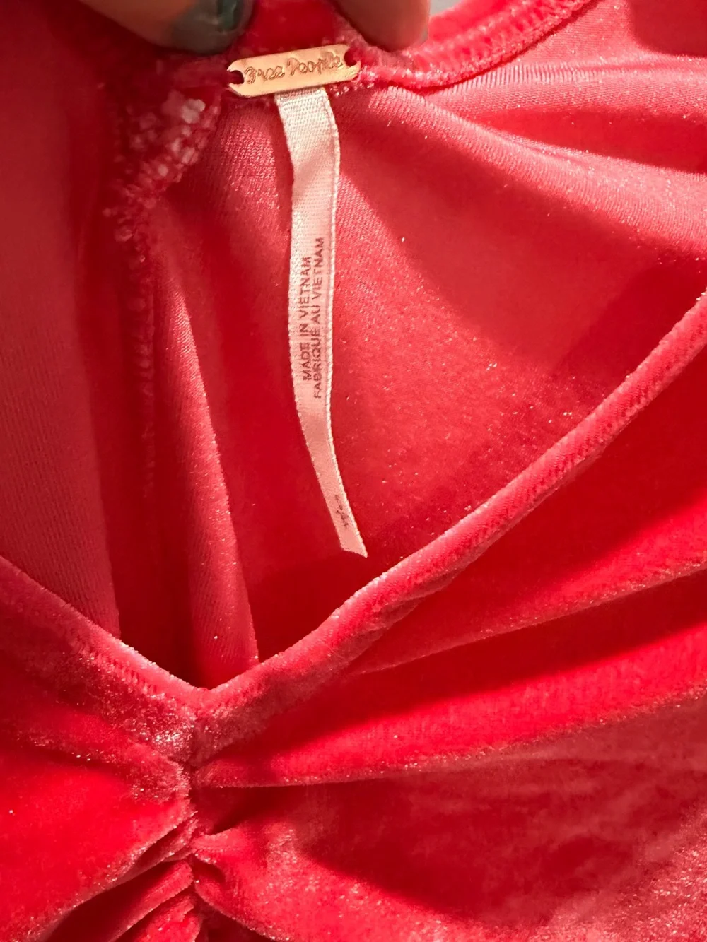 Free People soft velvet