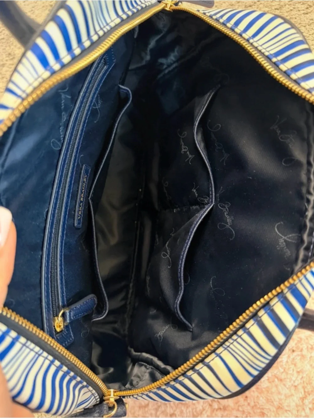 Vera Bradley structured satchel