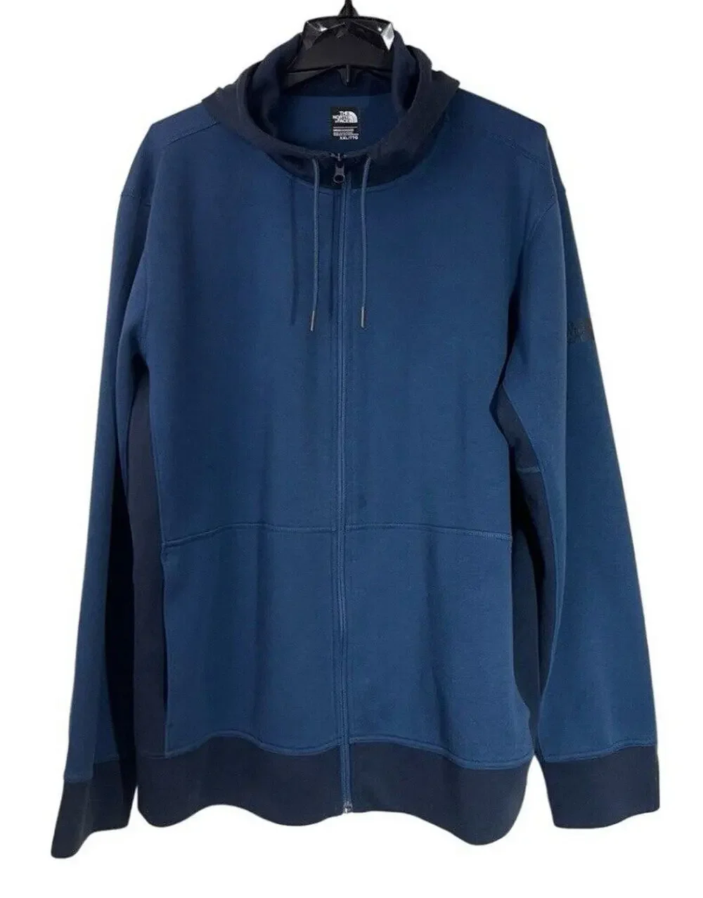 The North Face Jacket Mens Size XXL Blue Thermal Full Zip Hooded NF0A2TDE