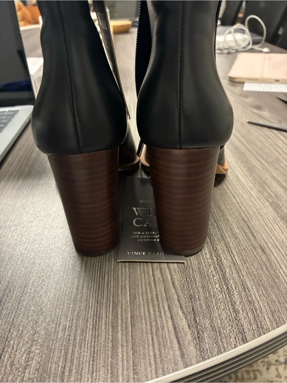 Vince Camuto sleek leather