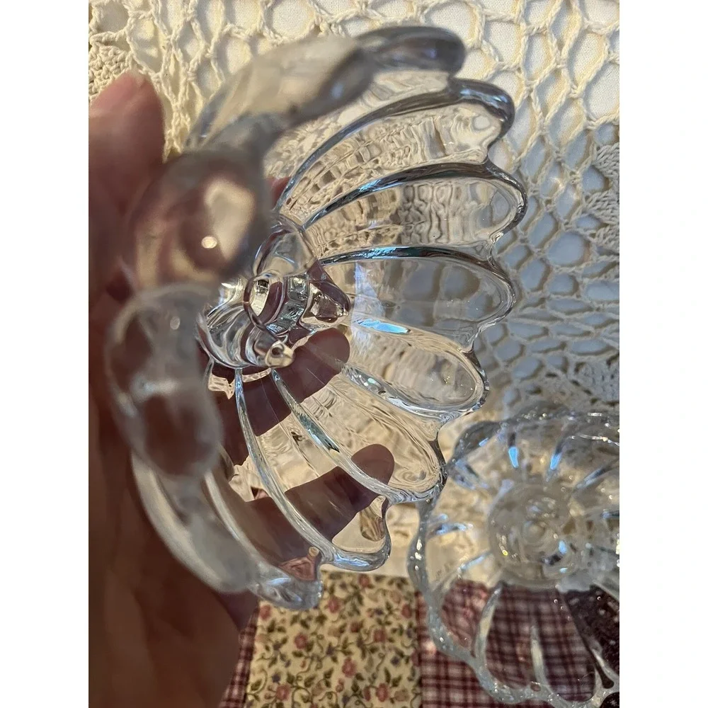 Sconce Glass Candle Holder Part 2 Piece Home Interiors