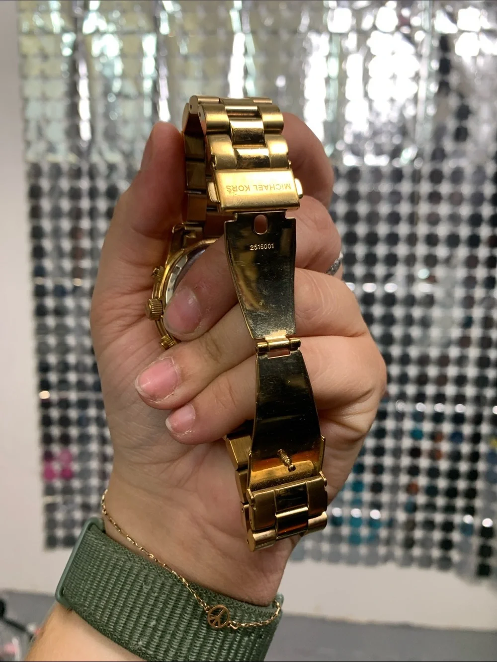 Michael Kors gold tone