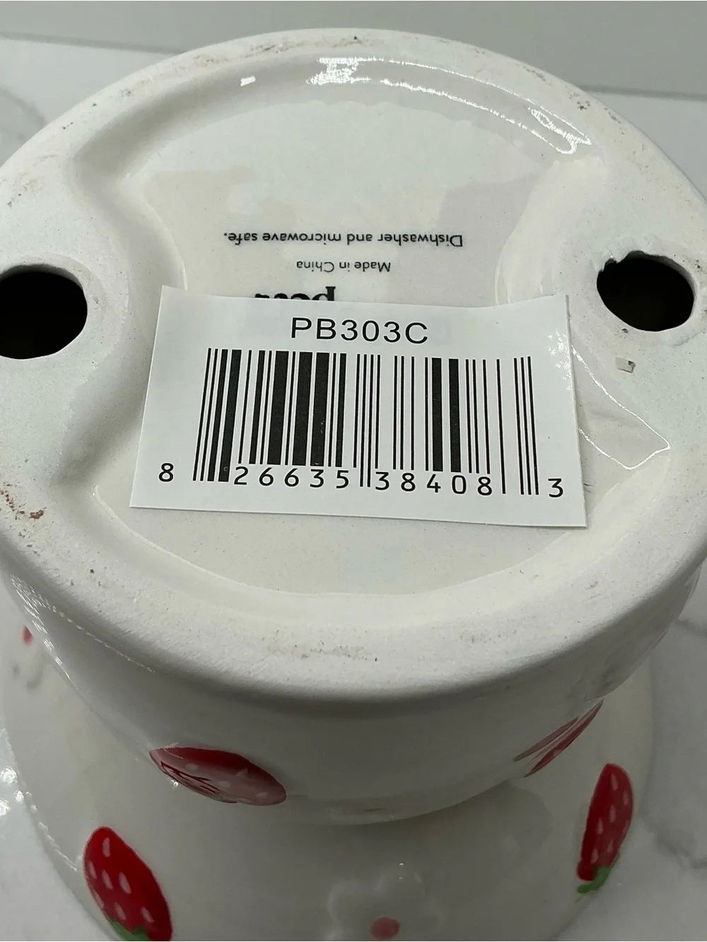 Unbranded ceramic elevated