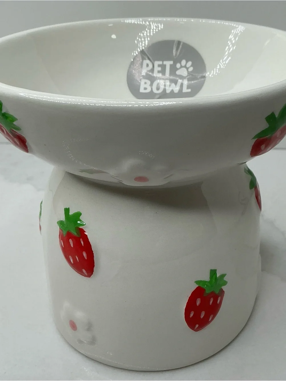 Unbranded ceramic elevated