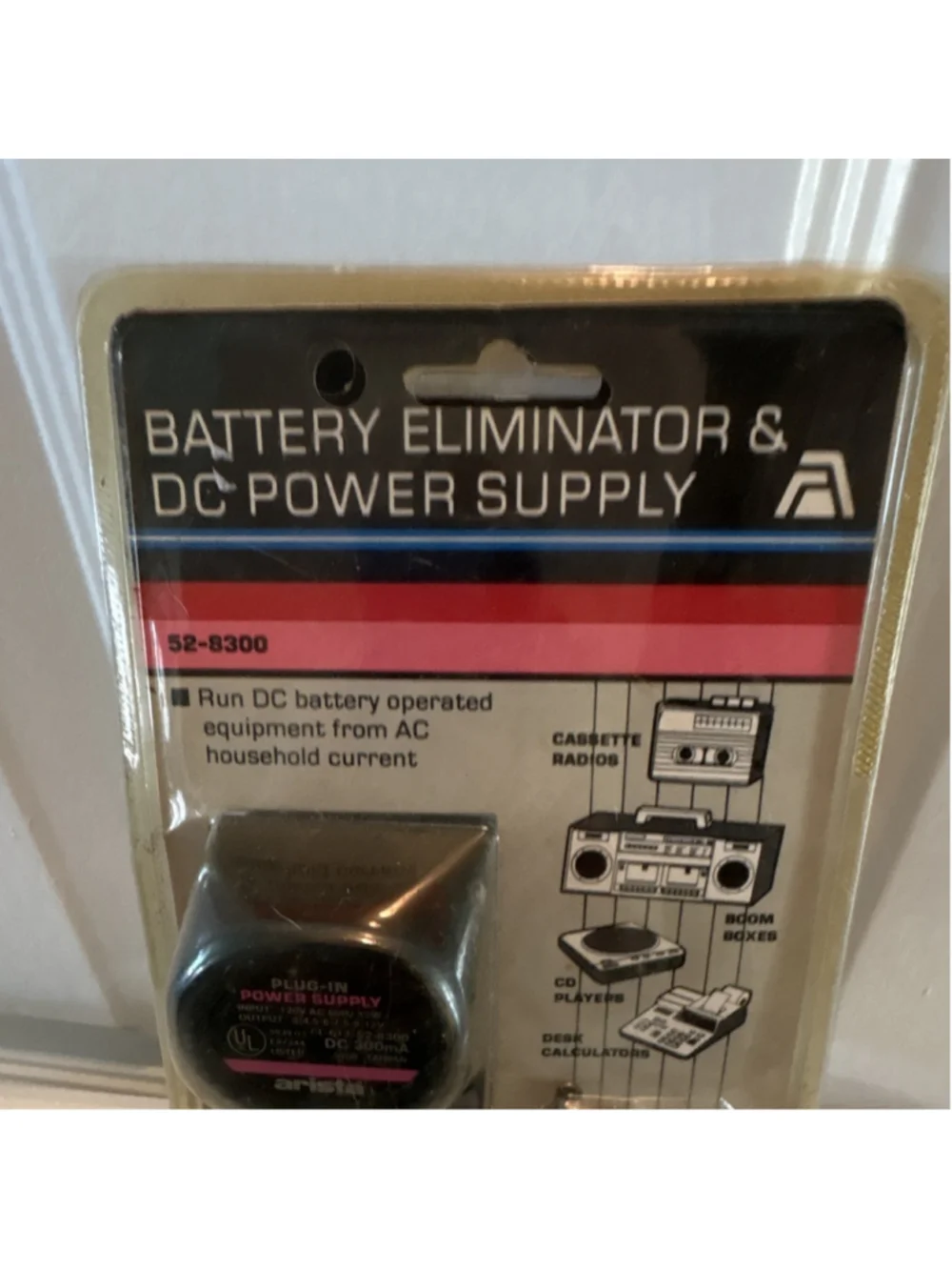 Arista 52-8300 Multi-Voltage AC/DC Adapter Portable Black Powered Universal