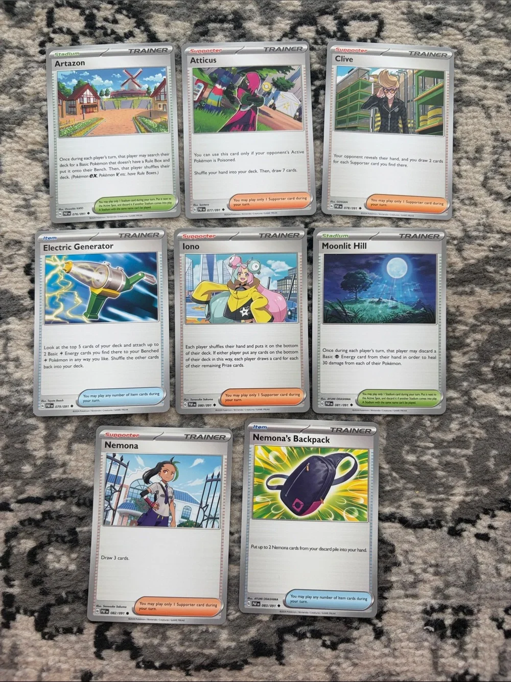 Pokemon from sleeved have