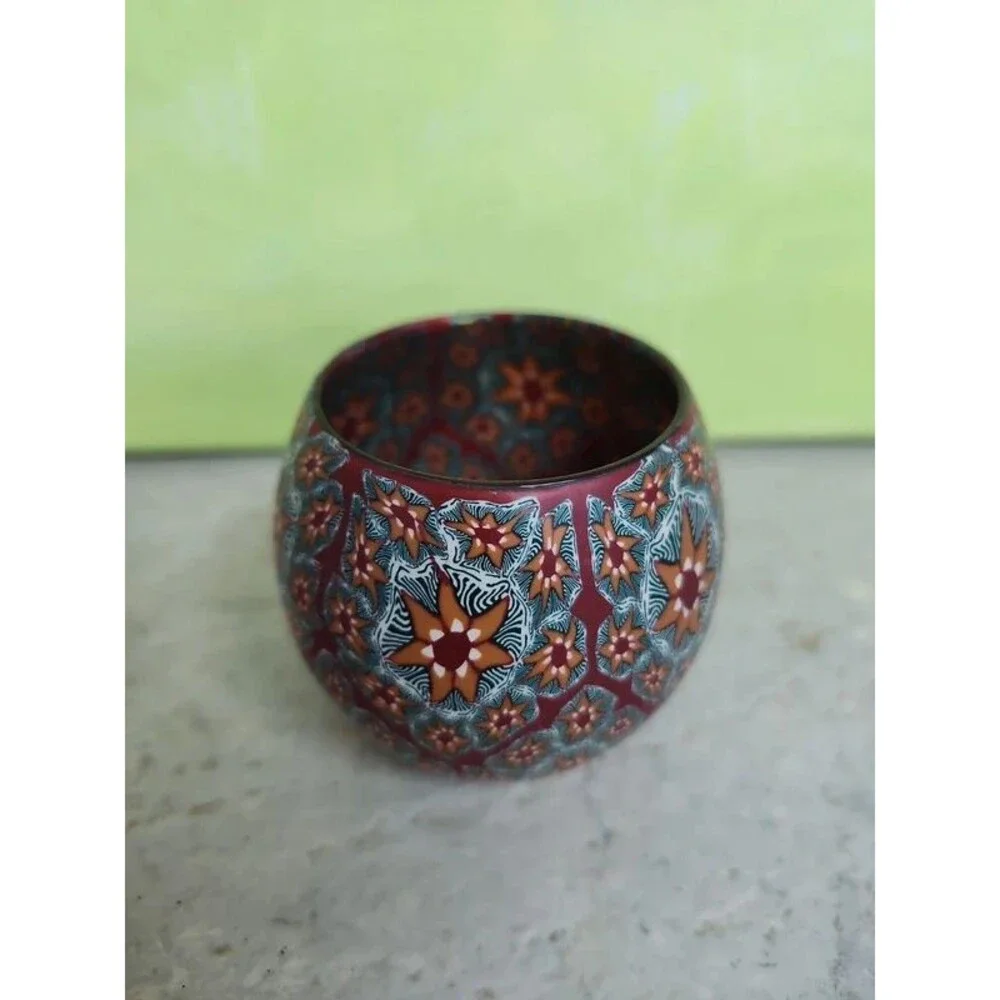 Tea light and votive candle holder 60s vibe
