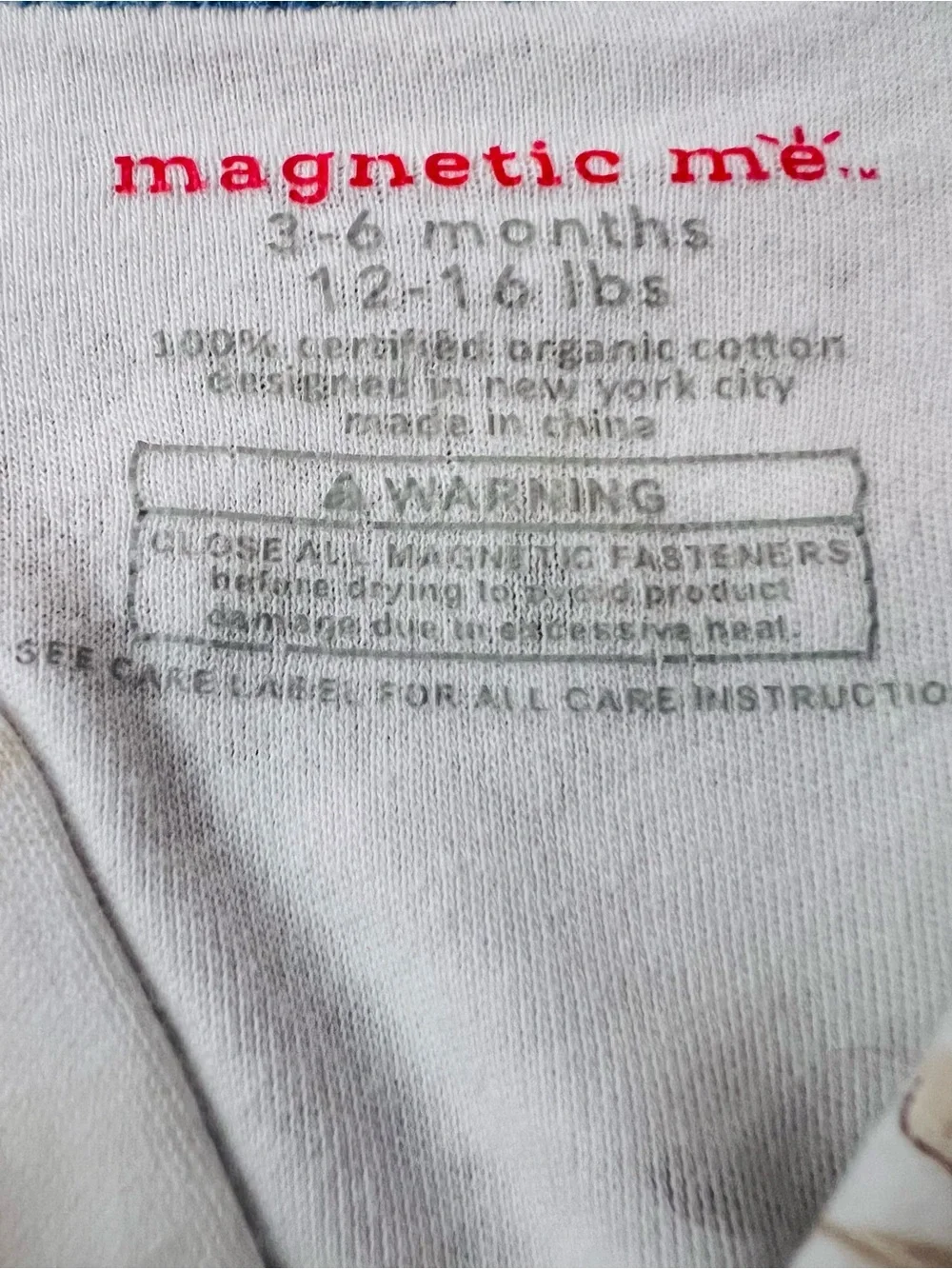 Magnetic Me white footed
