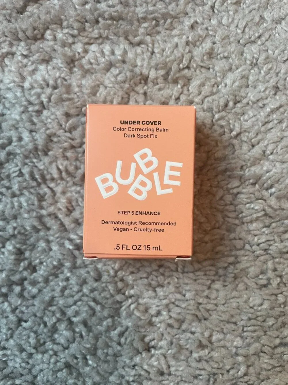 Bubble skincare under