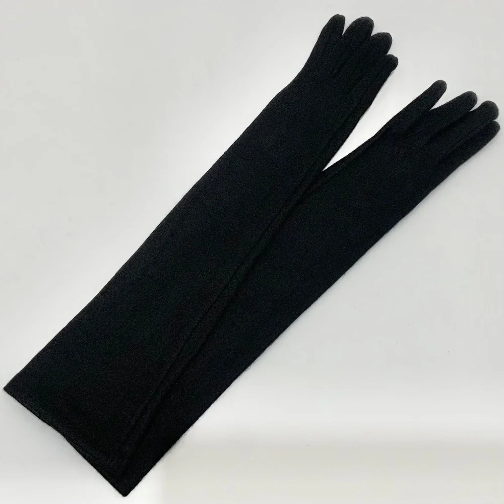 Cashmere & Wool Blend Gloves 20 inch