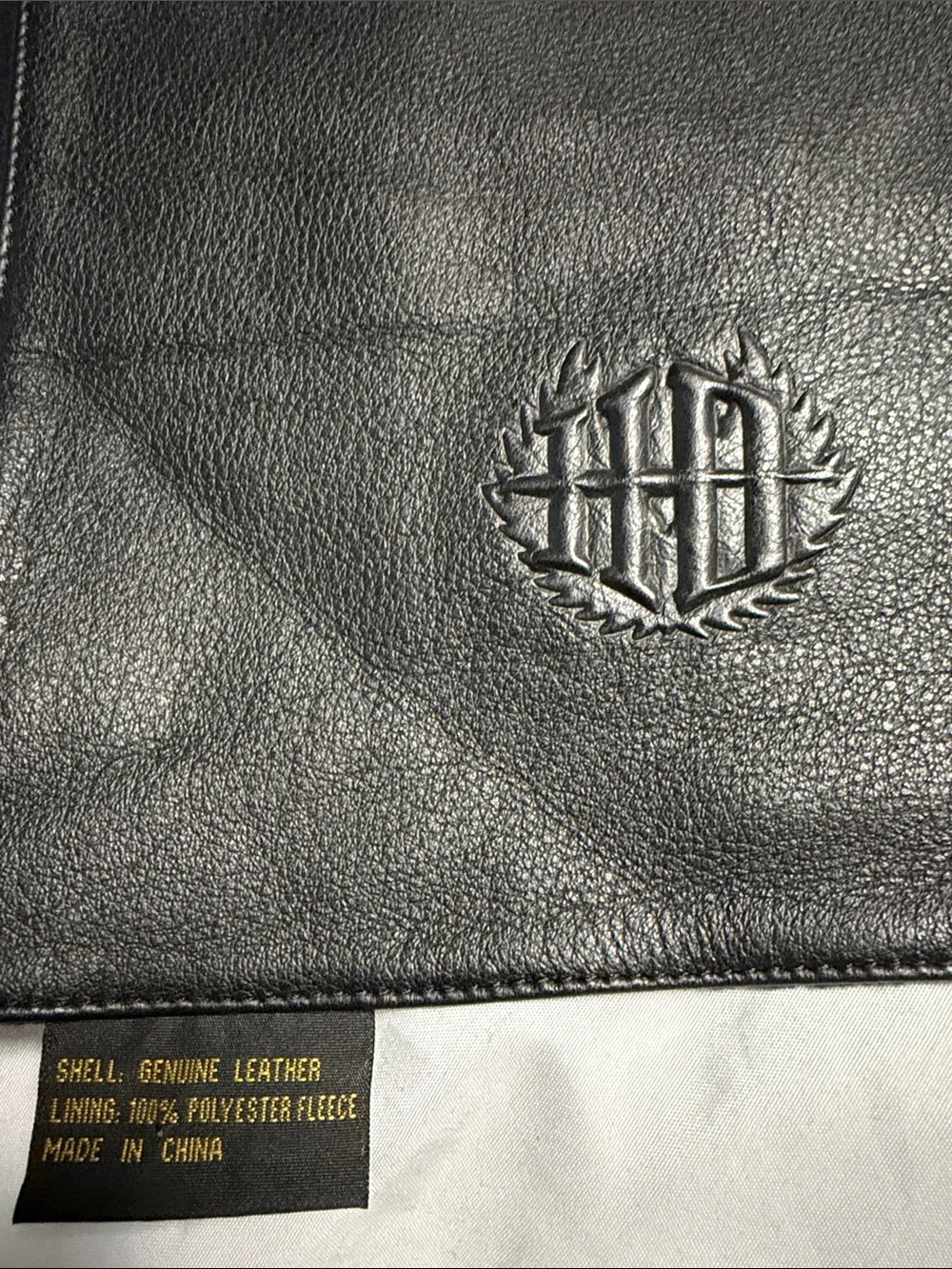 Harley-Davidson black leather