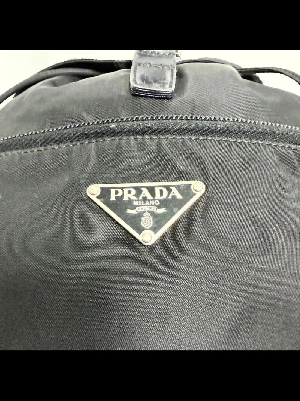 Prada black nylon