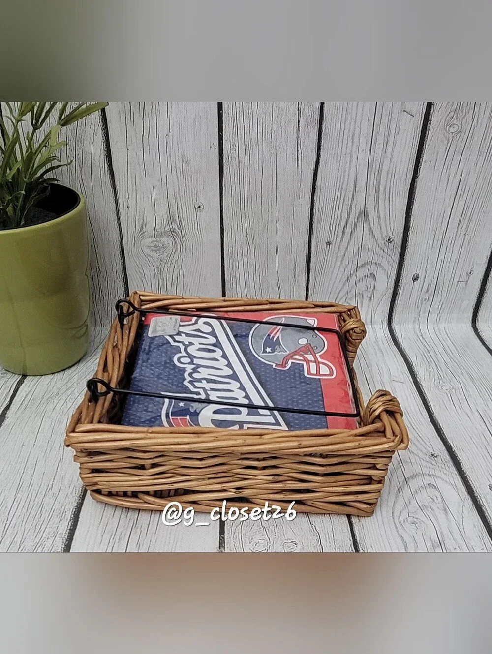 Unique Vintage natural wicker