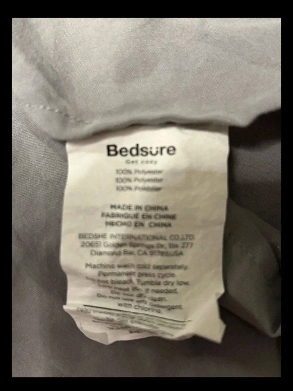 Bedsure light gray