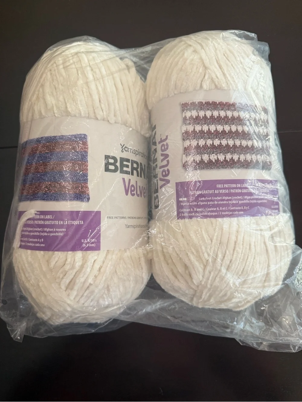 Yarnspirations two skeins