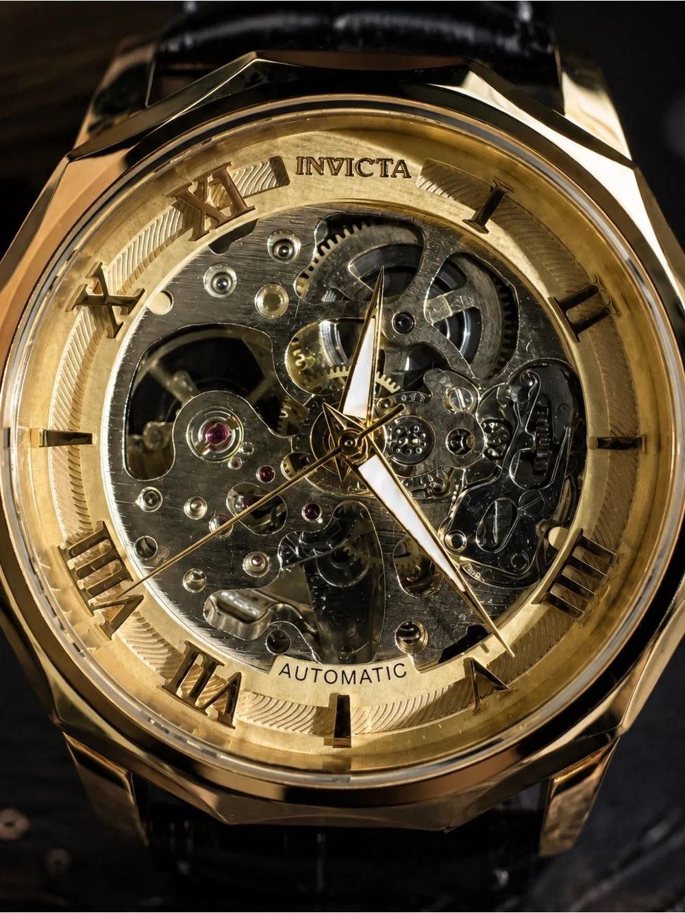 Invicta skeleton automatic