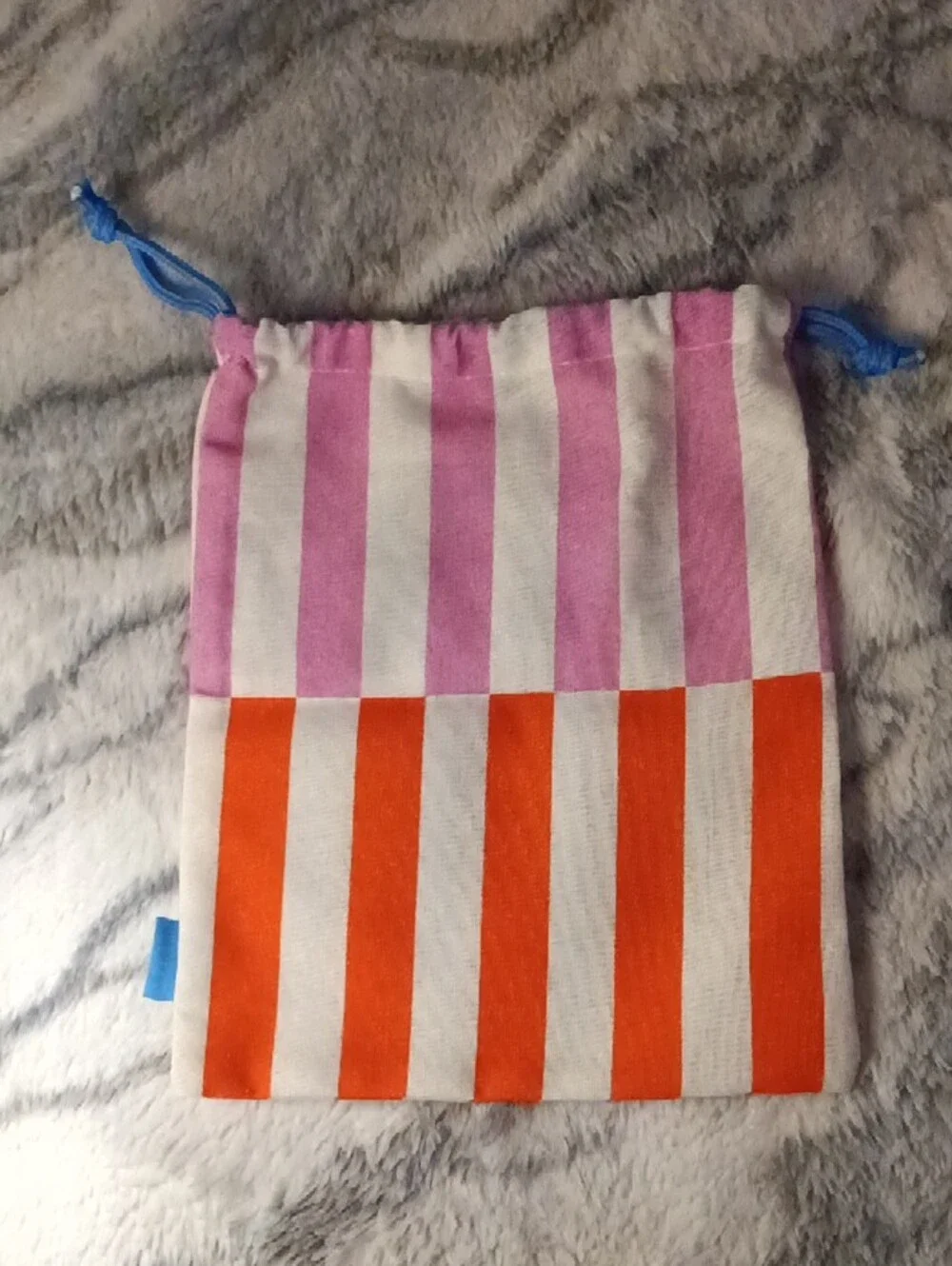 ipsy striped drawstring