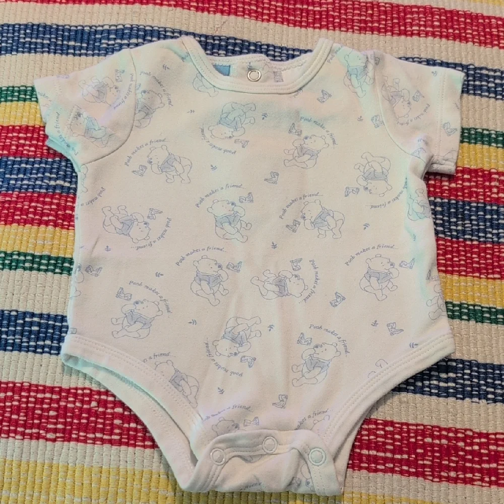 Disney Winnie The Pooh Y2K Vintage Infant‎ Outfit Size 0/3 Months