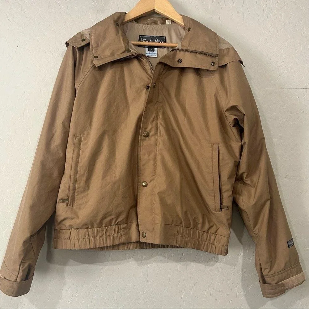 Vintage 70s 80s The North Face Windy Pass GORE-TEX Jacket Men's Medium Tan