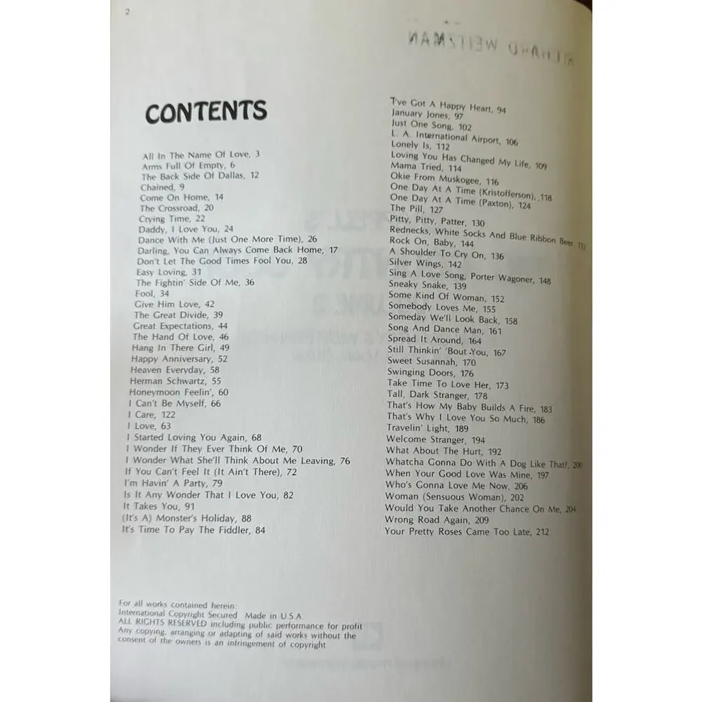 Big Country Book book has