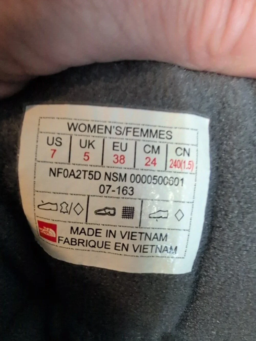 The North Face excellent grey