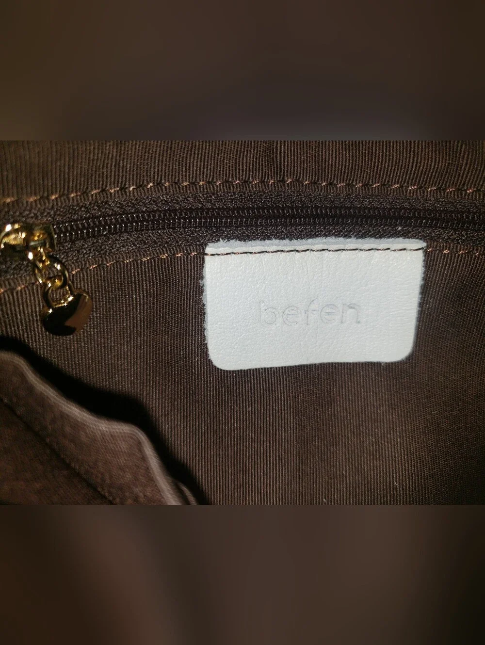 Befen white leather