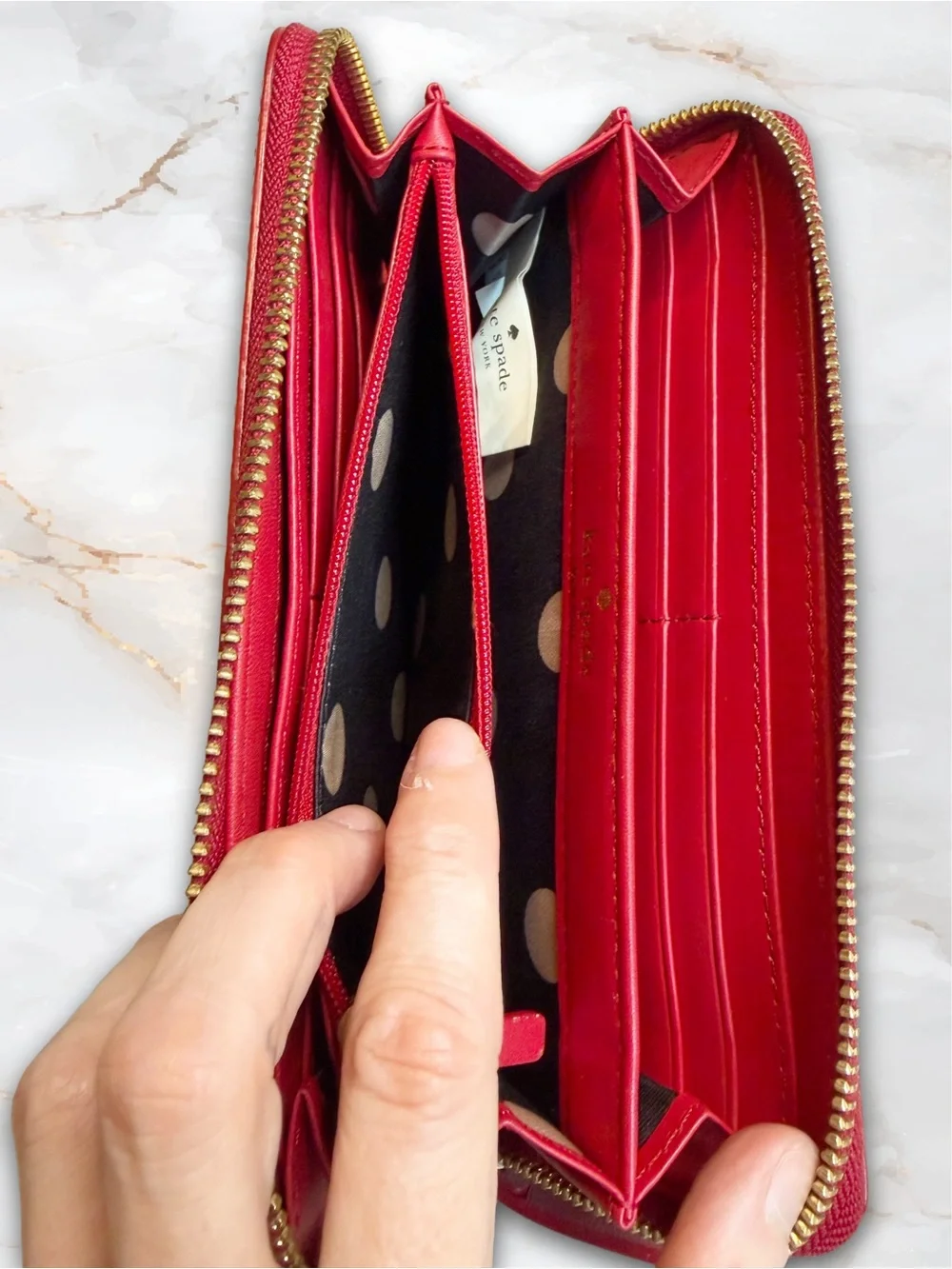 kate spade textured patent