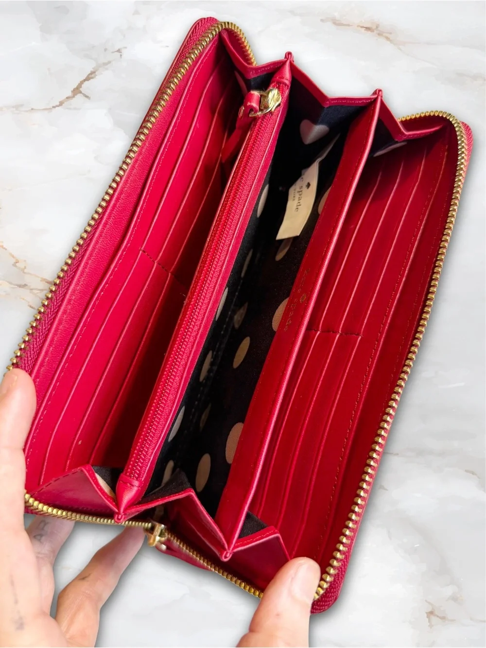 kate spade textured patent