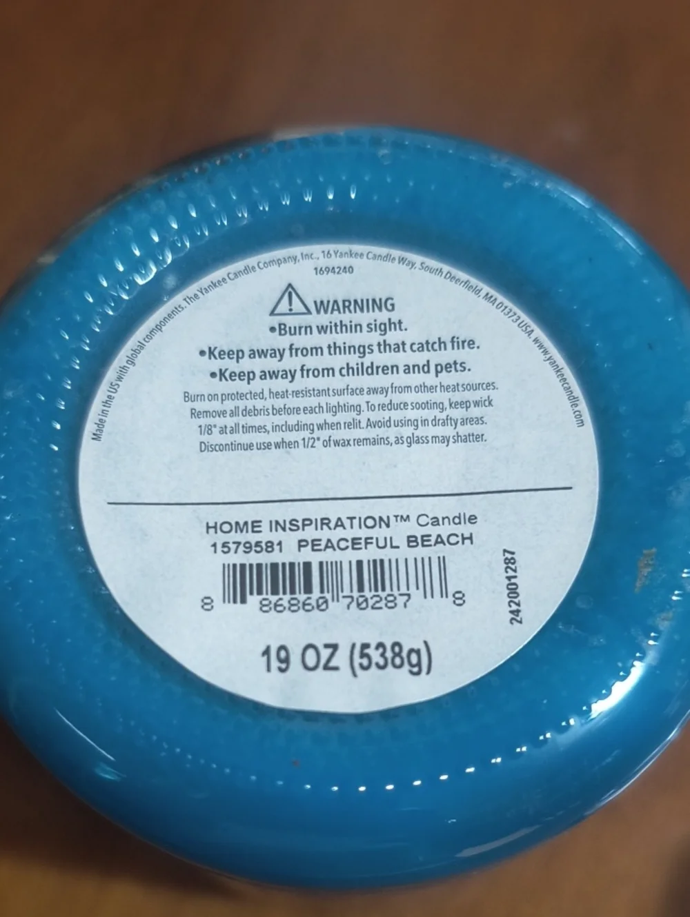 Yankee Candle new unburned