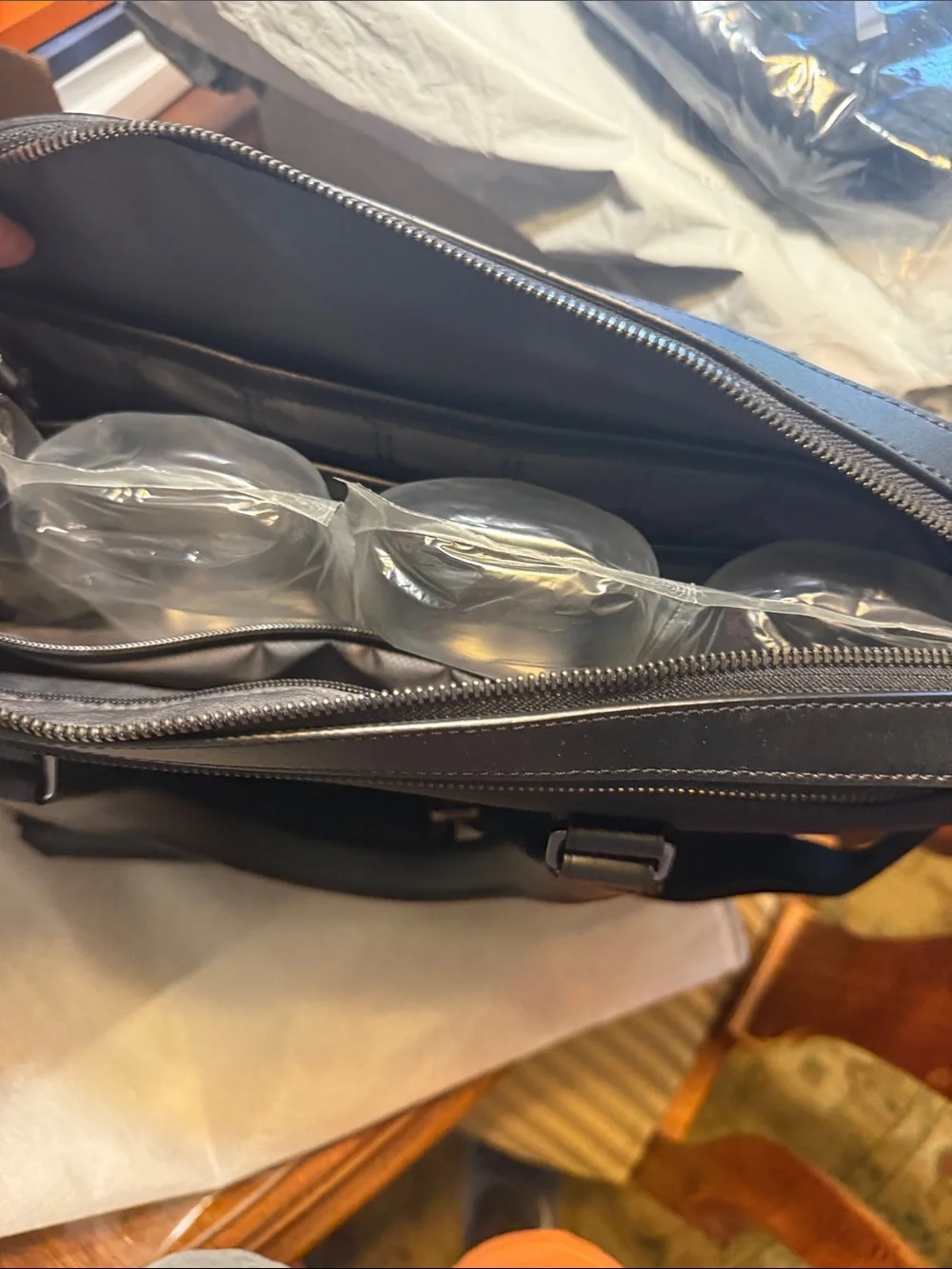 Tumi sleek briefcase