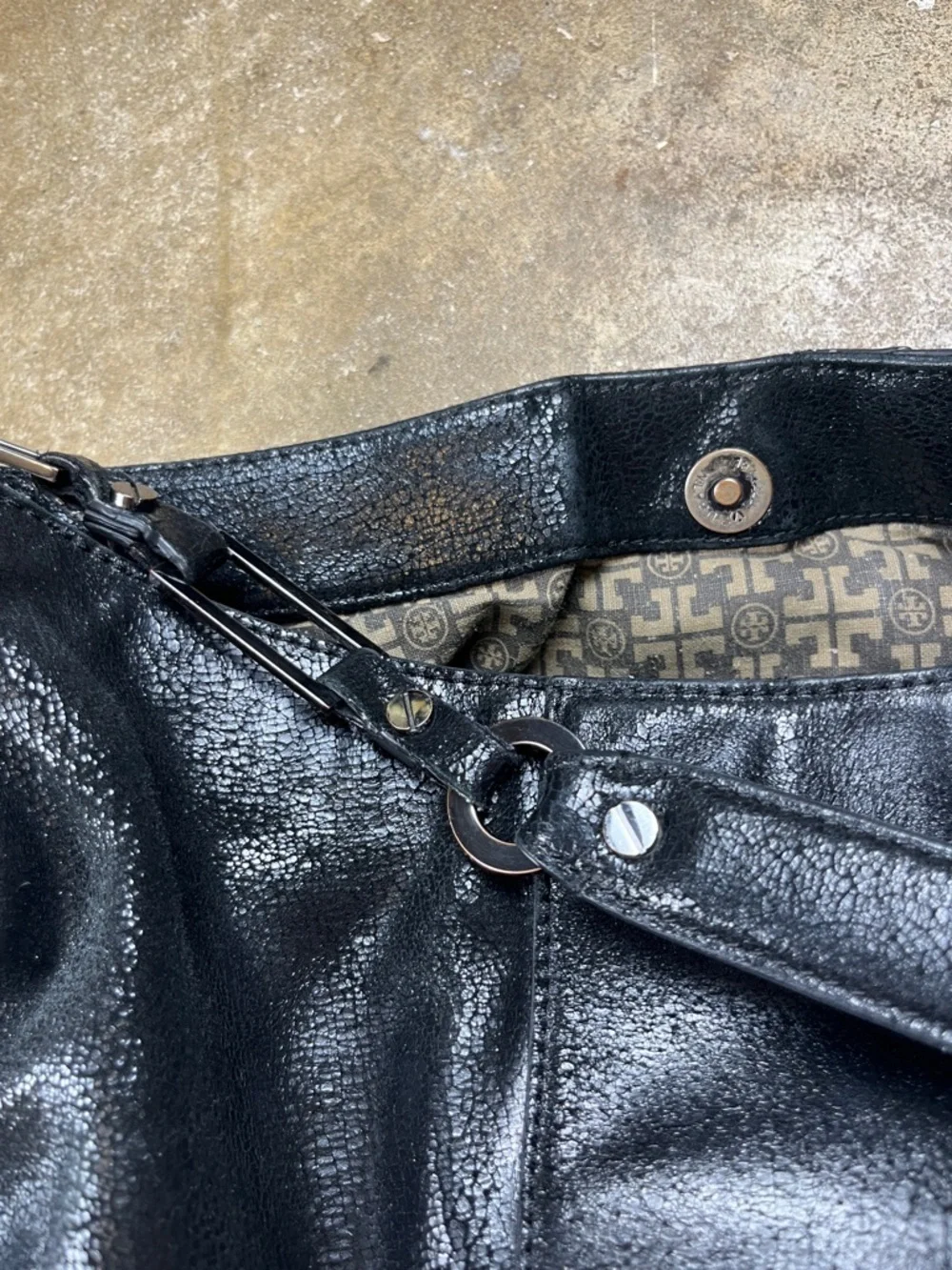 Tory Burch black leather